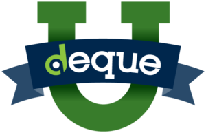 Deque University logo