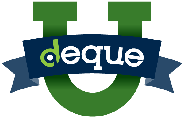 Deque University logo