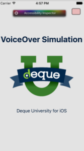 voice over simulation deque university