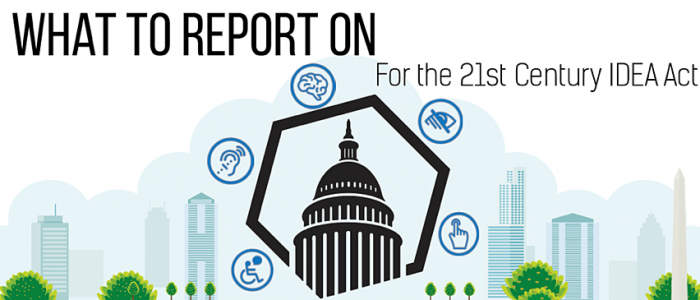 What to report on for the 21st century IDEA Act banner