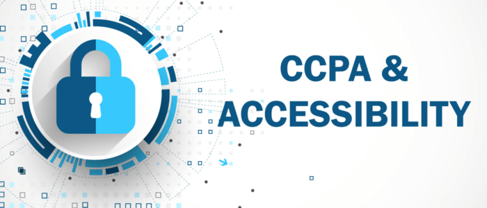 CCPA & Accessibility Banner