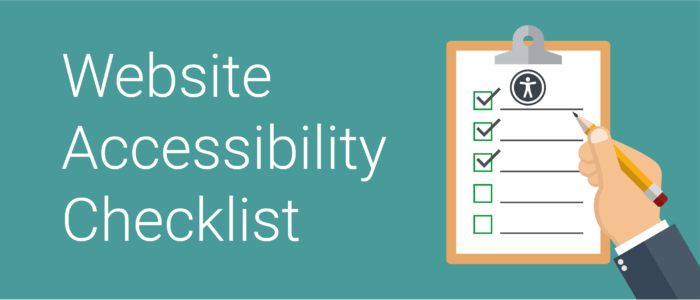 Web Accessibility Checklist