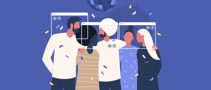 Virtual After-Party Illustration