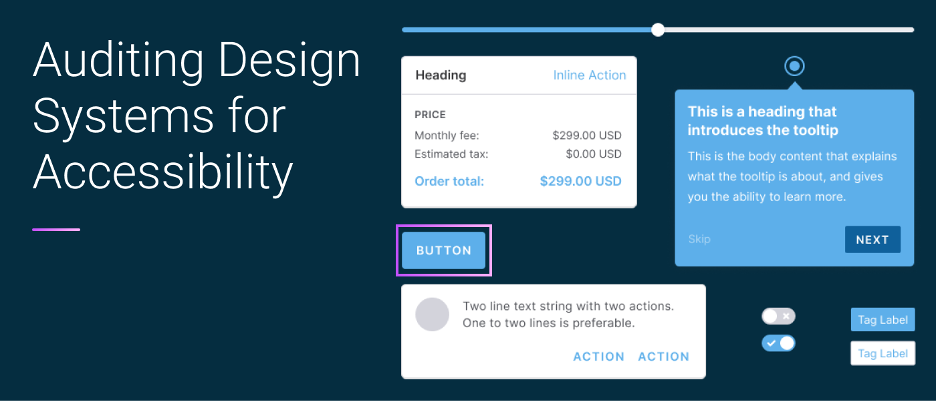 Auditing Design Systems for Accessibility