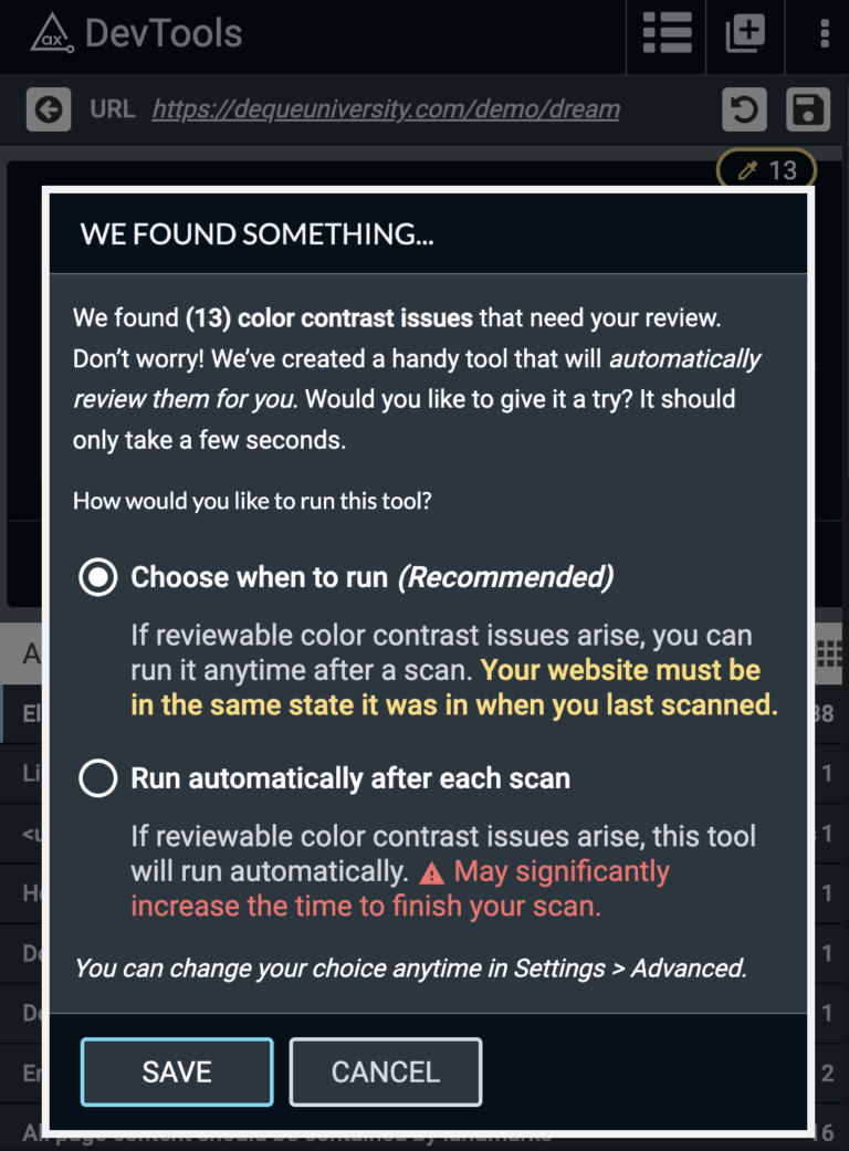 Axe DevTools Update New Color Contrast Analyzer Deque