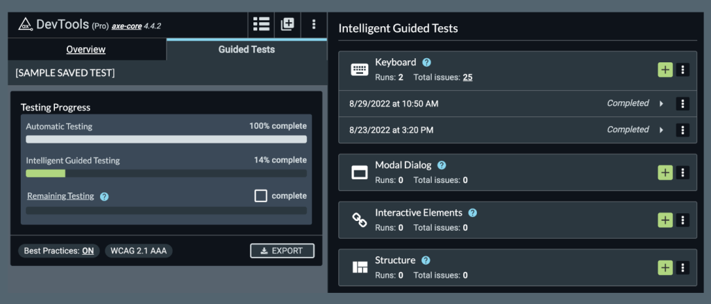 Axe DevTools Extension Updates: Test Your Whole Page With Multi-Run Intelligent Guided Testing