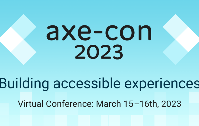 Deque axe con banner 2023