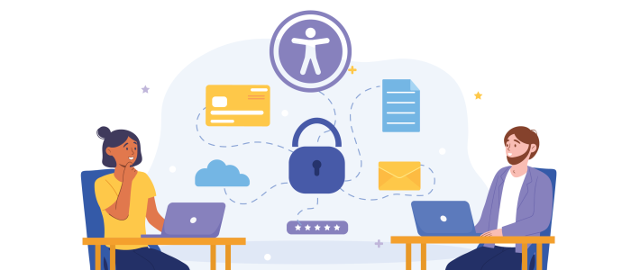 Cybersecurity and accessibility banner