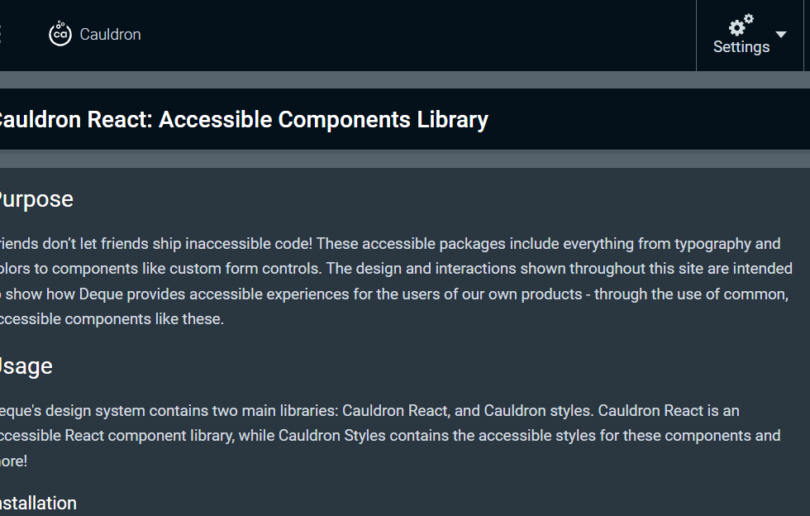cauldron react components