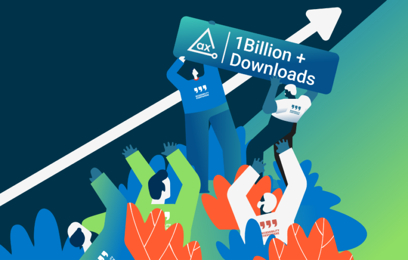 axe core billion downloads