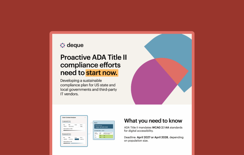 ADA Title II Infographic thumbnail