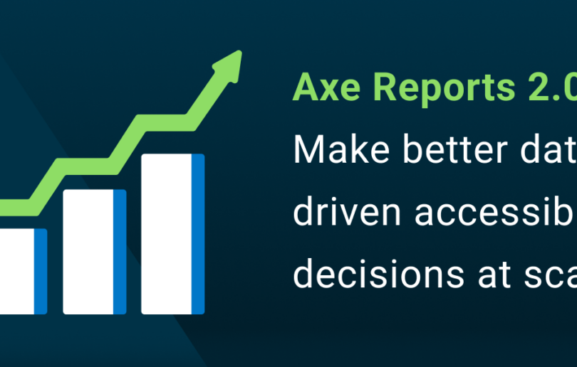 axe Reports 2.0 blog header