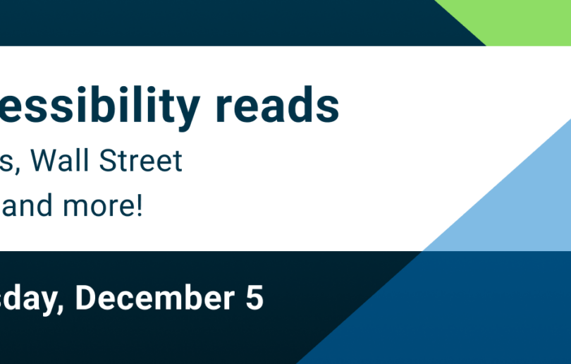Accessibility Reads Dec 5