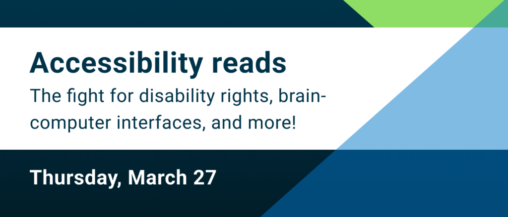 Accessibility reads: Thursday, March 27