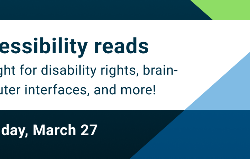 Accessibility reads March 27