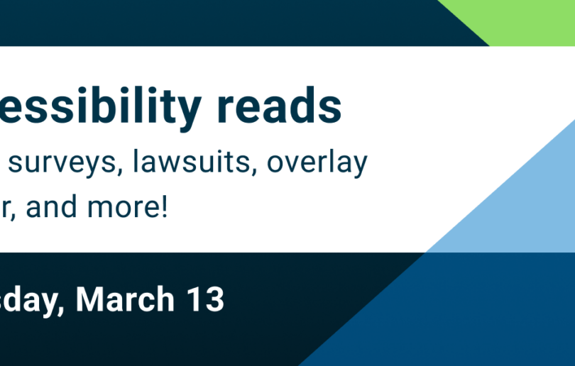 Blog ML Recurring A11Y Reads March 13