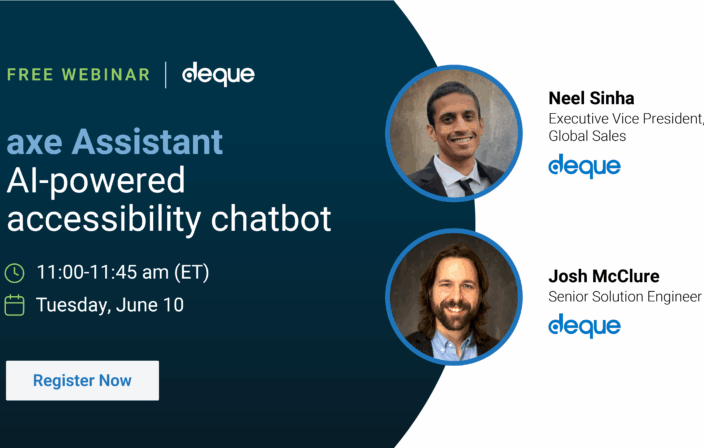 Axe Assistant AI Powered Accessibility Chatbot Webinar 03 01