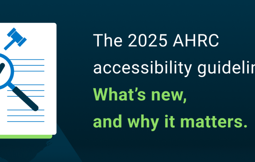 2025 AHRC accessibility guidelines