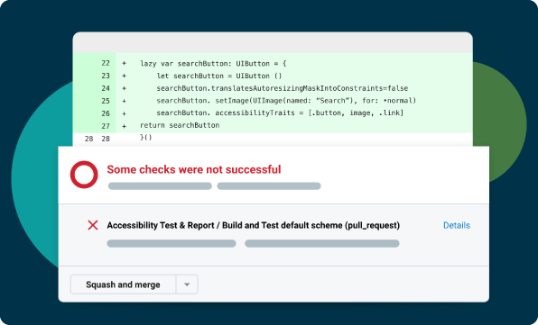 Mobile accessibility issues getting flagged upon pull request
