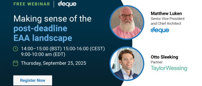 Making sense of the post-deadline EAA landscape. Thursday, September 25