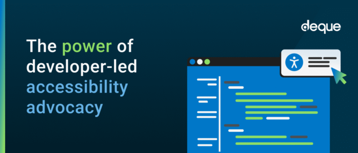 The power of developer-led accessibility advocacy