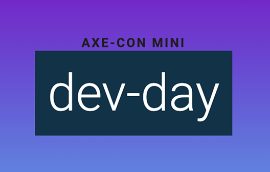 Logo for Axe-con Mini Dev-day