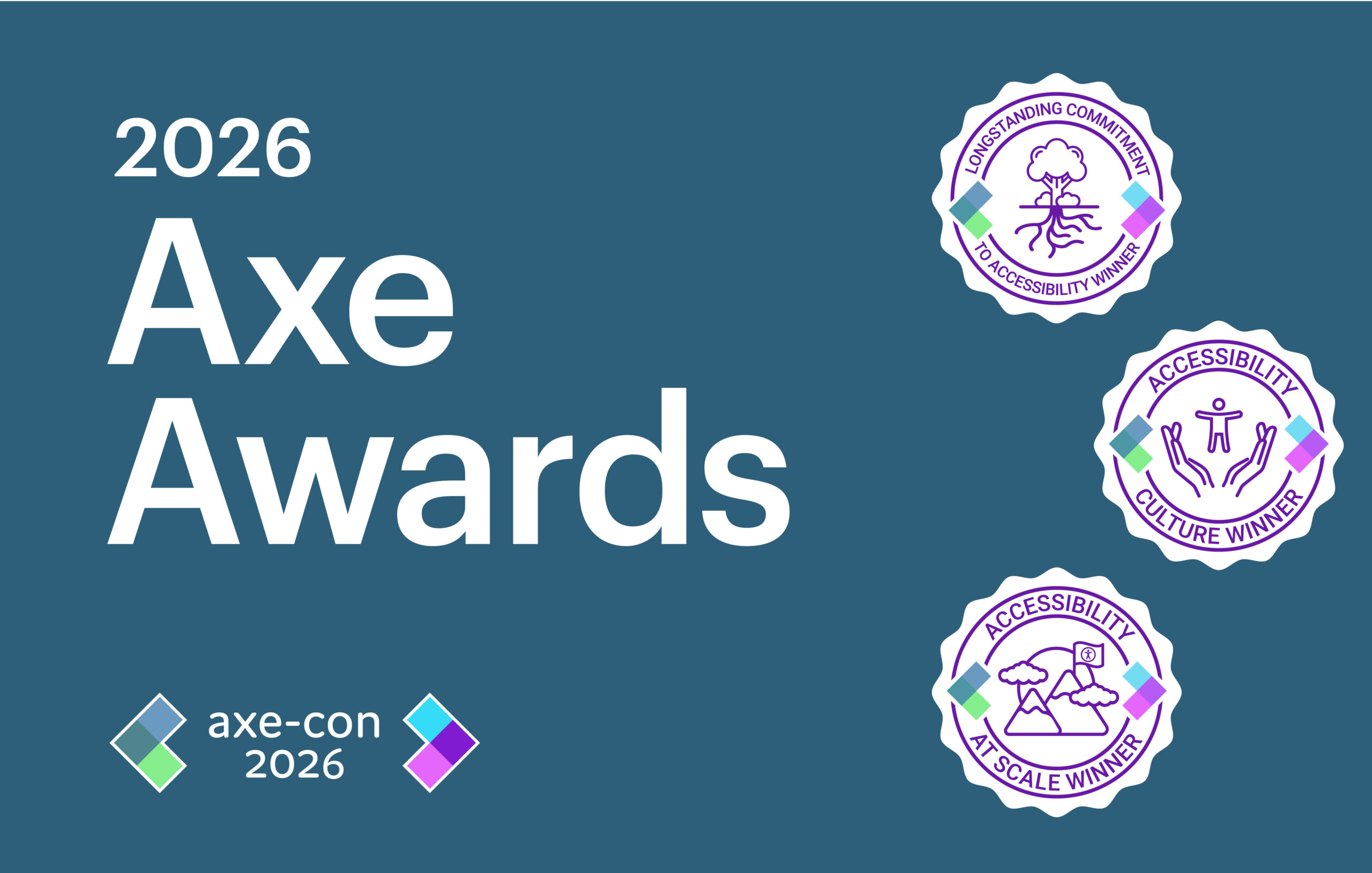 2026 Axe Awards with 3 decorative badges.