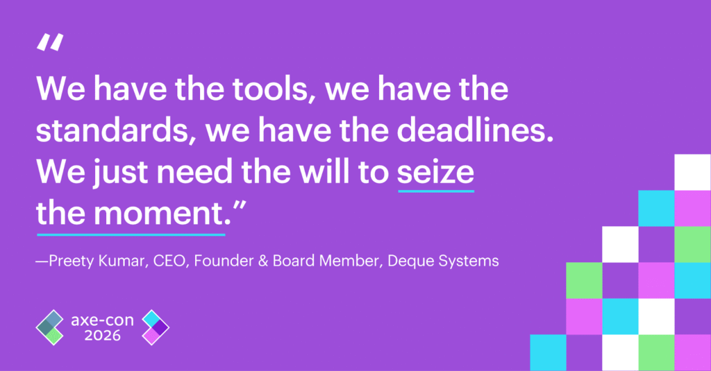 We have the tools, we have the standards, we have the deadlines. We just need the will to seize the moment. Preety Kumar