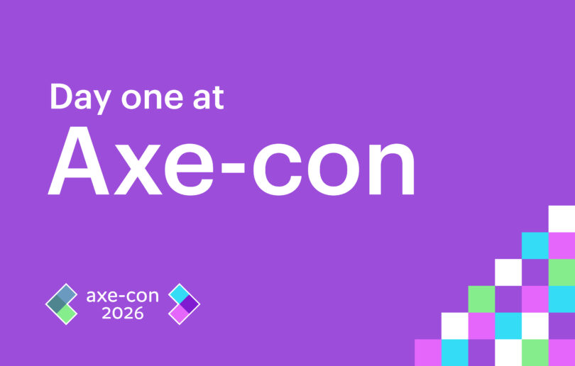 Day one at Axe-con 2026