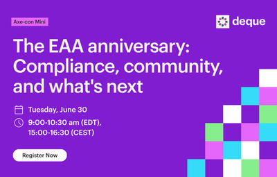 The EAA Anniversary: Compliance, community, and what's next