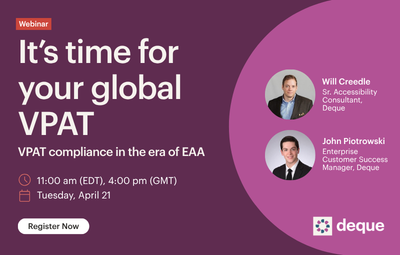 It's time for your global VPAT image