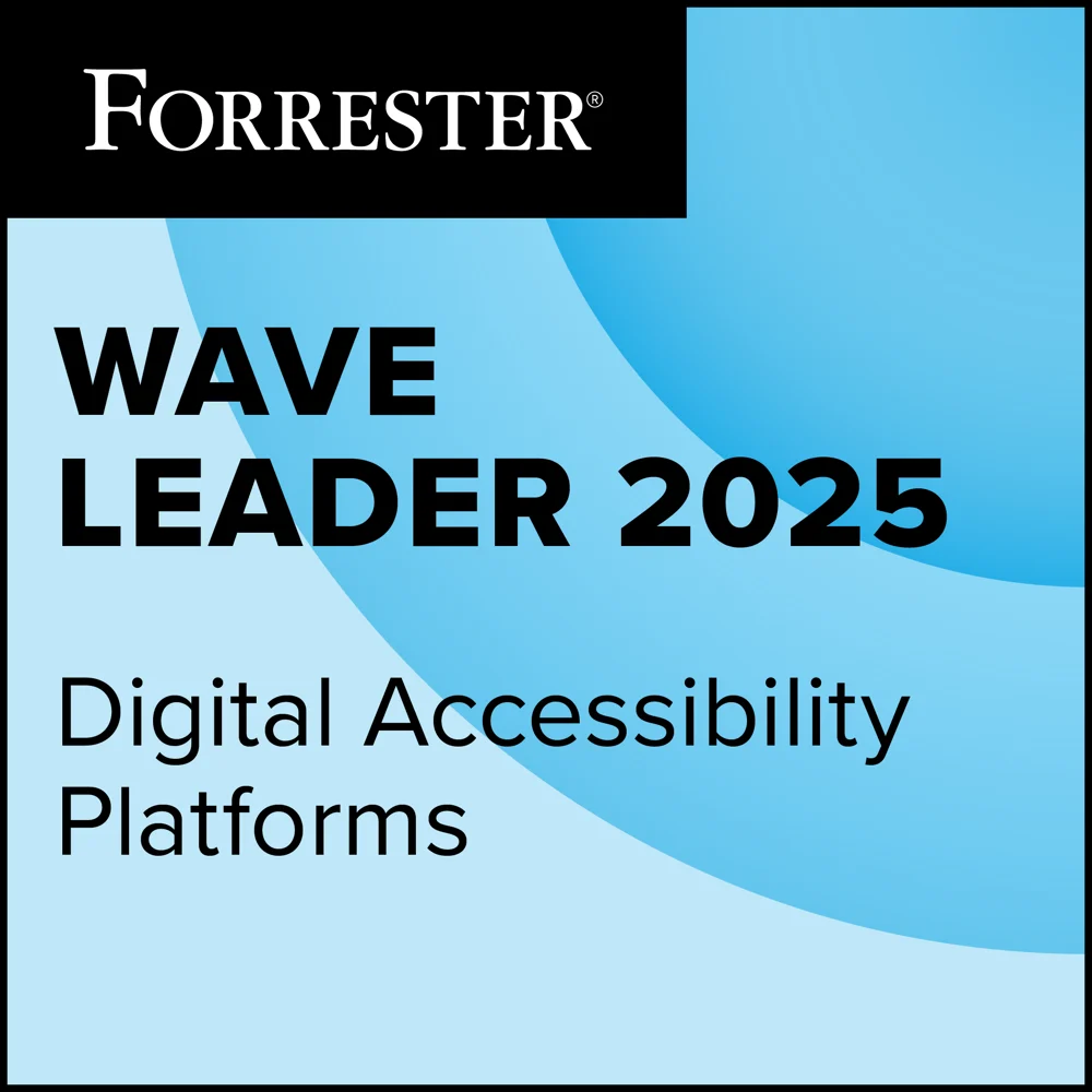 Forrester Wave Leader 2025, Digitale Barrierefreiheitsplattformen