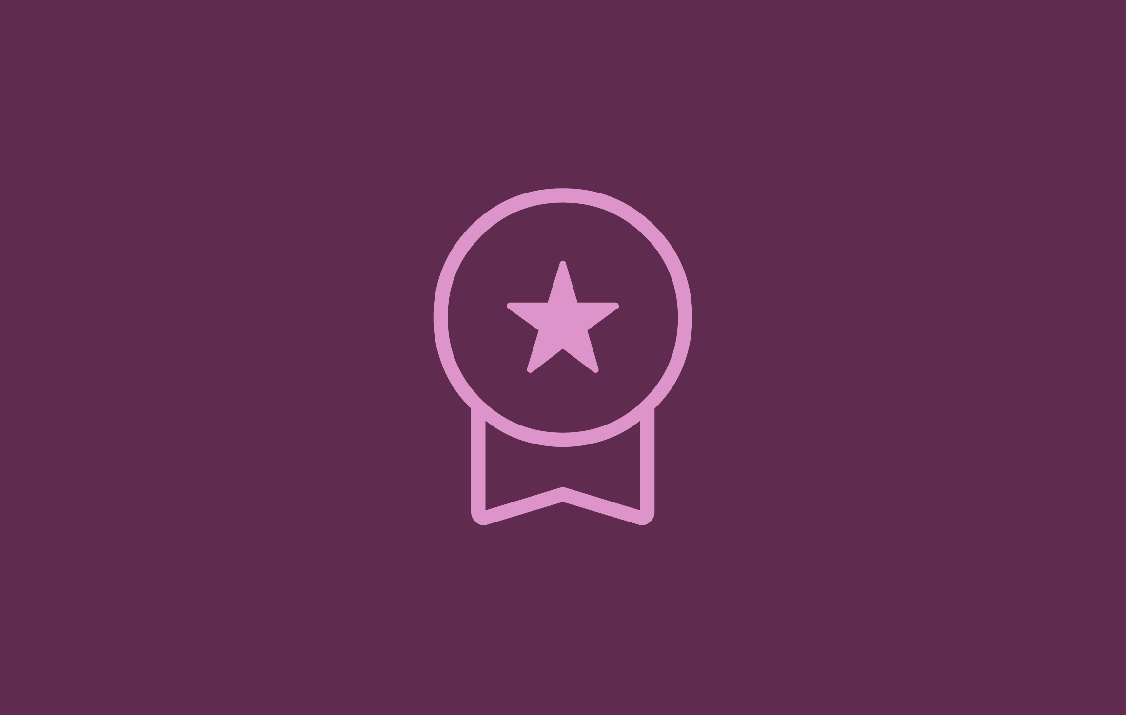 Award medal with star