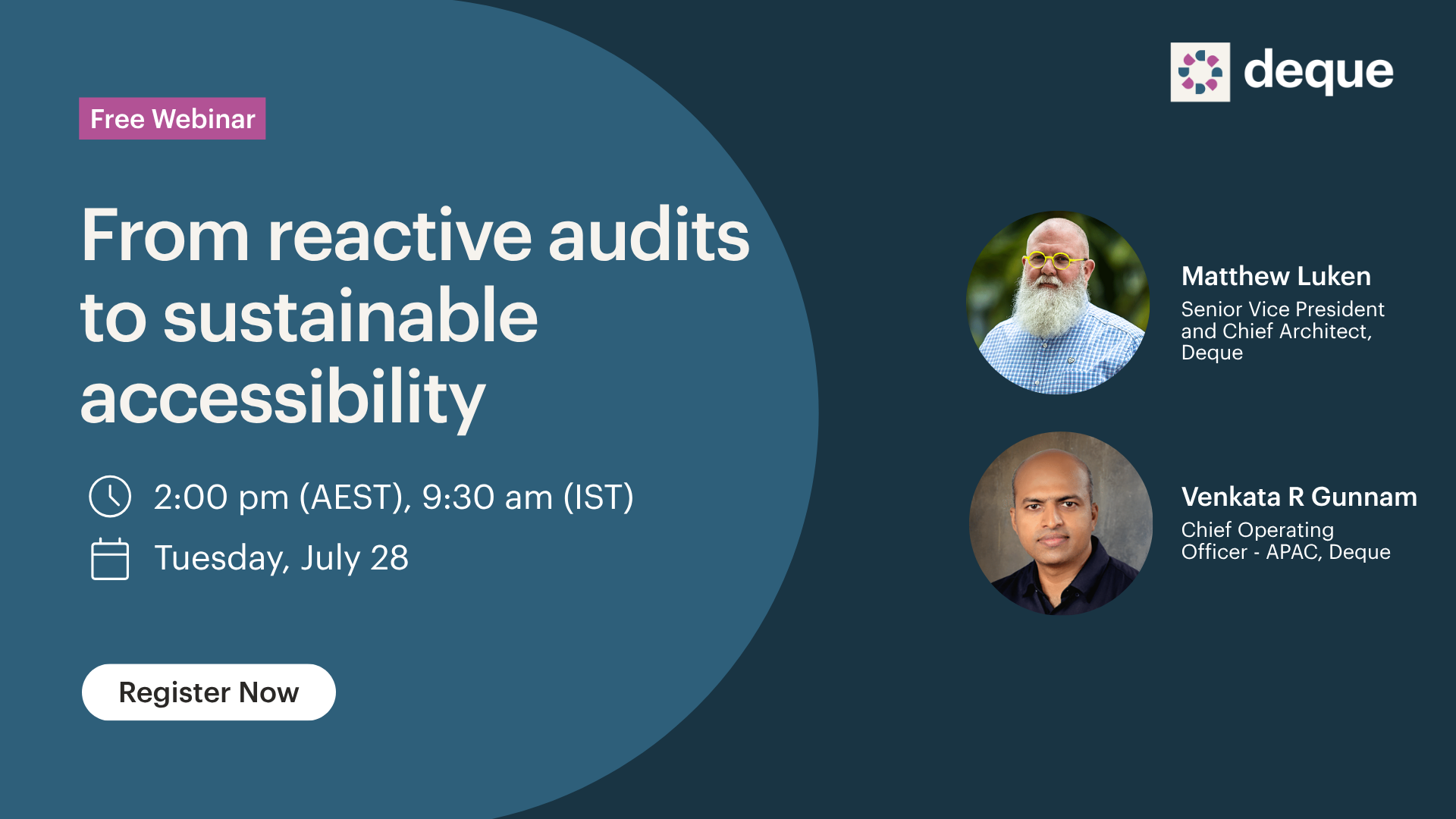 Reactive Audits Webinar banner