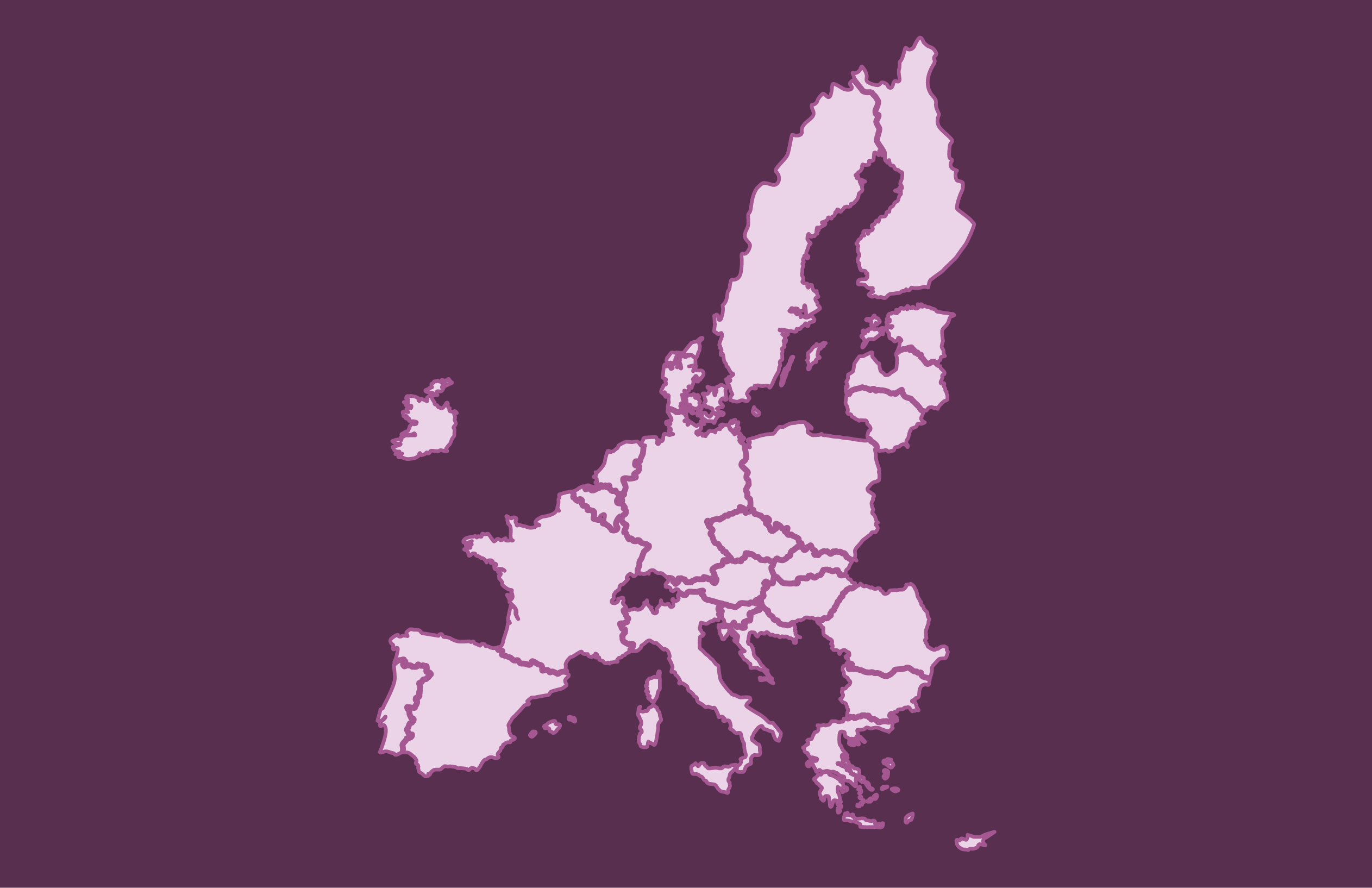 Map of EU countries