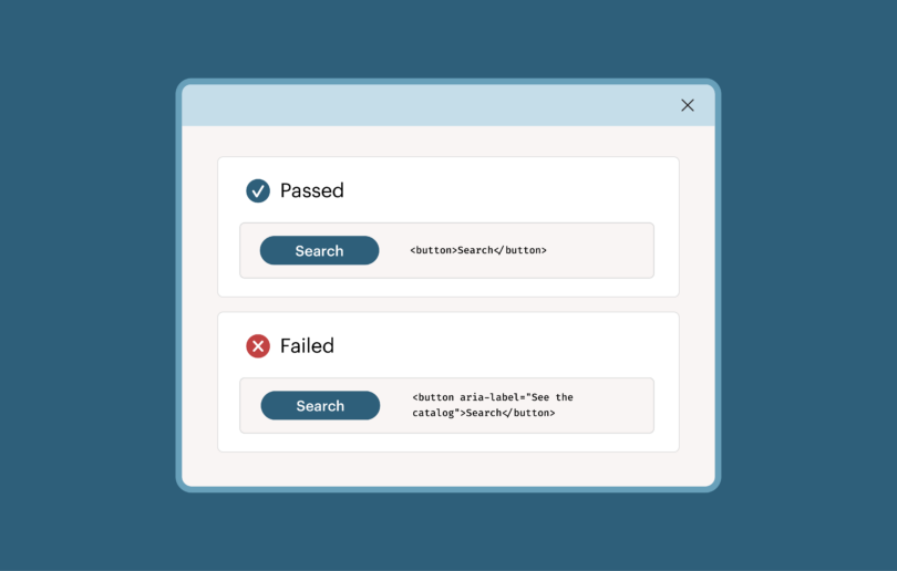 Pass and Fail results when testing Label in Name issues using Axe-core 4.14.0