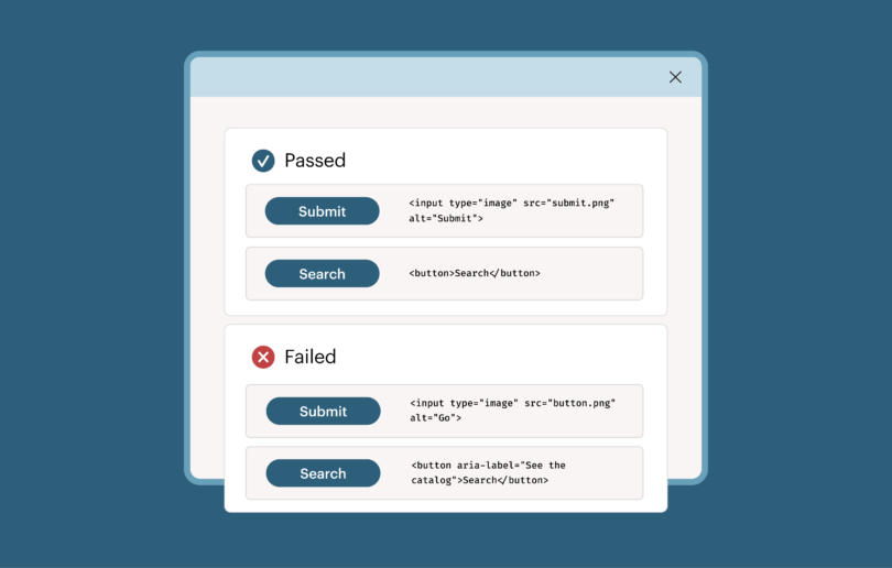 Pass and Fail results when testing Label in Name issues using Axe-core 4.14.0